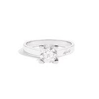 Ring Recarlo Woman in White Gold Diamante R30S0265/100F06